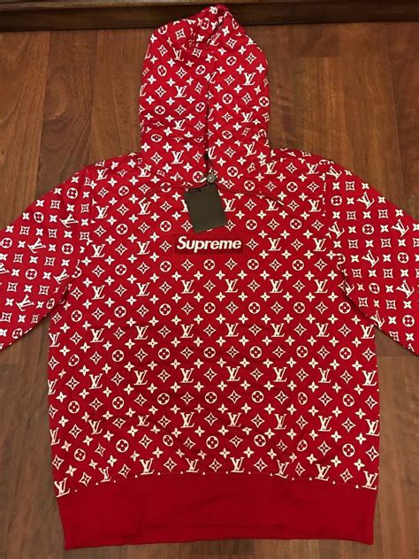 base colore lv supreme|supreme x Louis Vuitton hoodie.